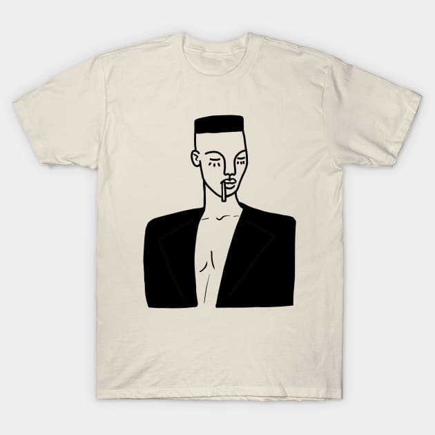 grace jones T-Shirt by bananapeppersart